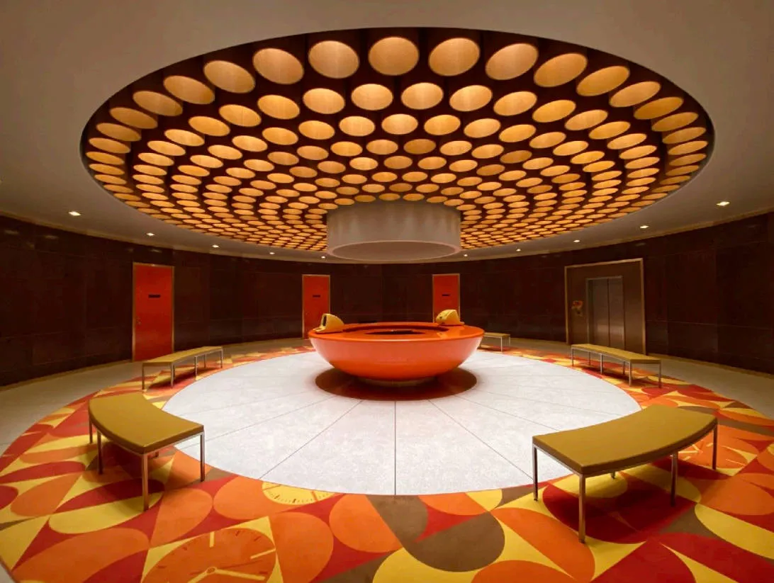 Loki set design heavily referenced classic mid-20th century modernist architecture